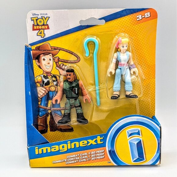 Fisher-Price Imaginext Disney Pixar Toy Story Combat Carl and Bo Peep Figures - Picture 1 of 2